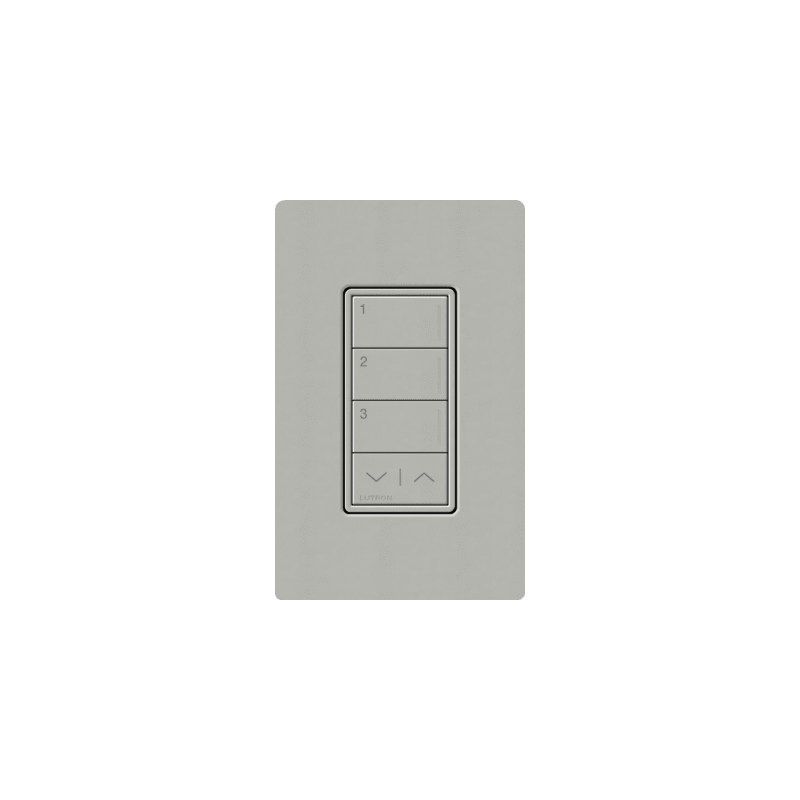 Botonera Sunnata Blanco 3 escenas subir/bajar Lutron RadioRA