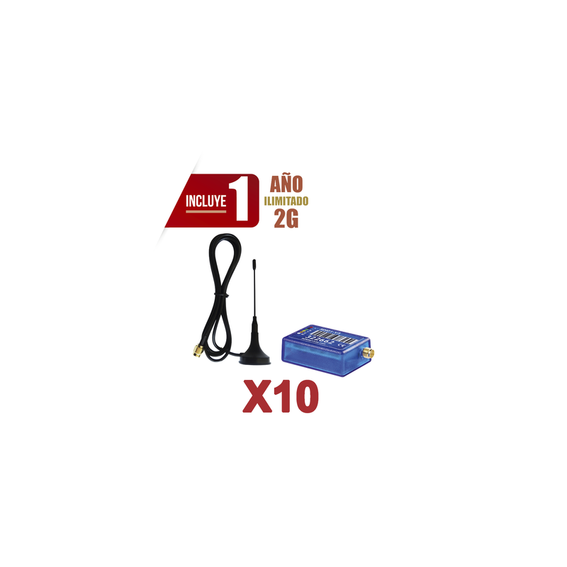 Kit 10 Comunicadores Alarma M2M Services con Cobertura | Precio México - Envío Inmediato | LM Soluciones