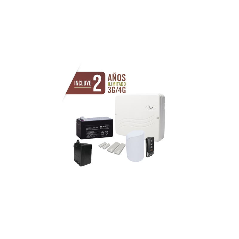 Kit Alarma Cloud Híbrido 4G LTE M2M SERVICES | Precio México - Envío Inmediato | LM Soluciones