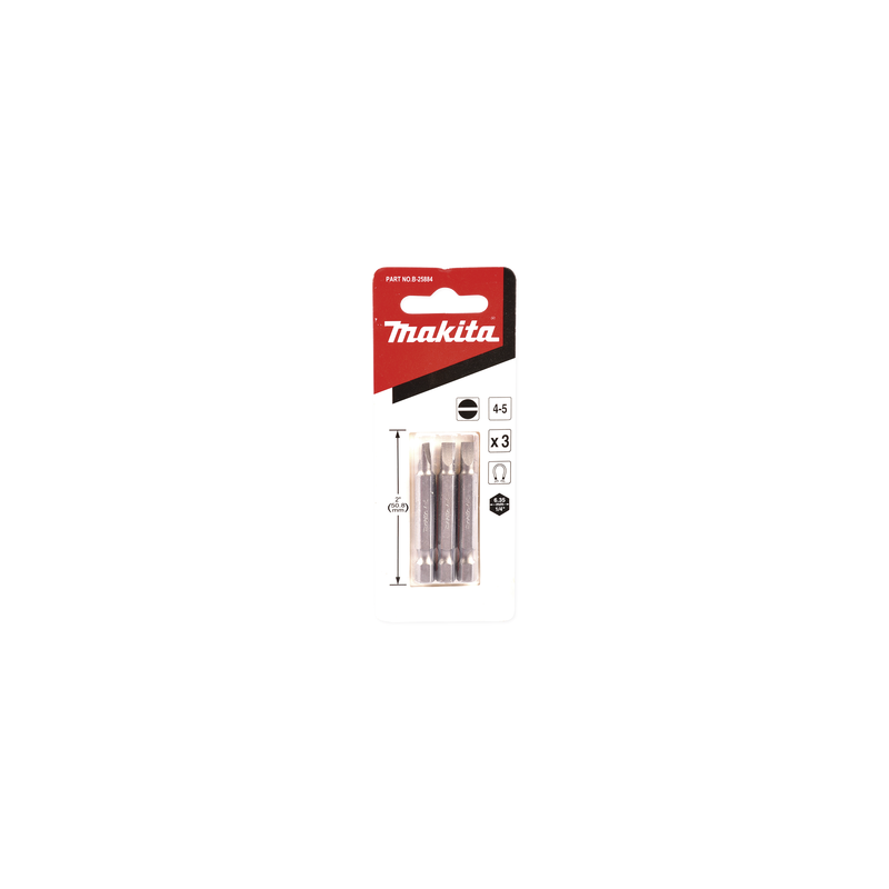 Punta Plana MAKITA 4-5x50mm Hex 1/4