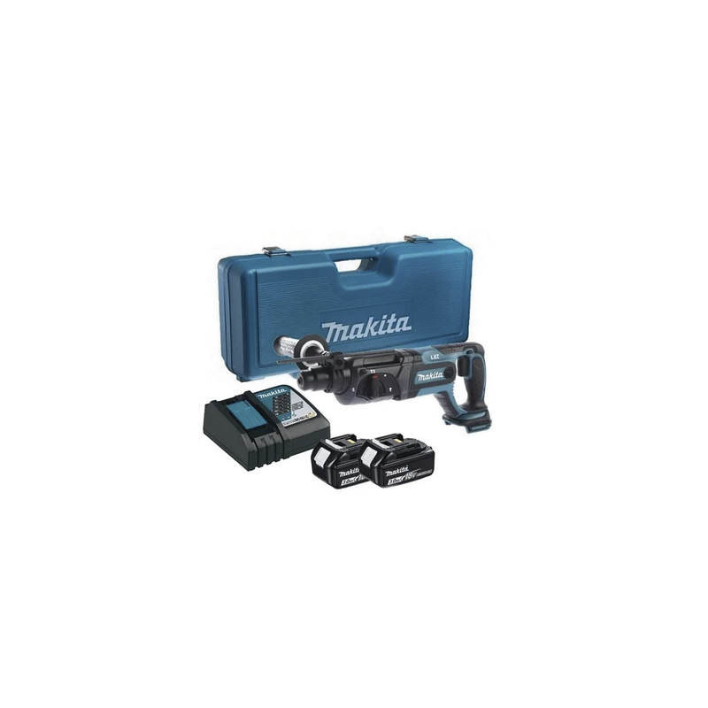 Rotomartillo Makita 18V SDS 0-1200 RPM 3 Modos 2 Baterías