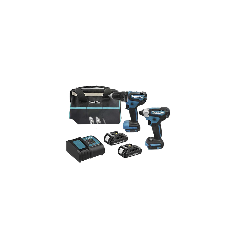 Kit Rotomartillo Atornillador Makita DHP485Z + DTD157Z