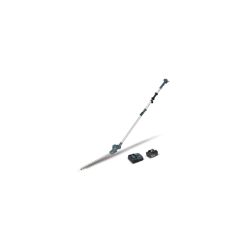 Cortasetos telescópico inalámbrico 18V, hoja de Corte de 46 cm de longitud 2700 Cpm, Incluye Batearía y Cargador.
