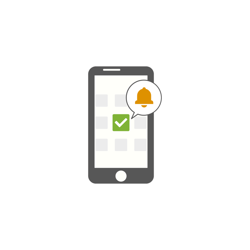 Licencia Anual, Modulo, Notificación de eventos de alarma por mensajes de texto al celular App del cliente. 