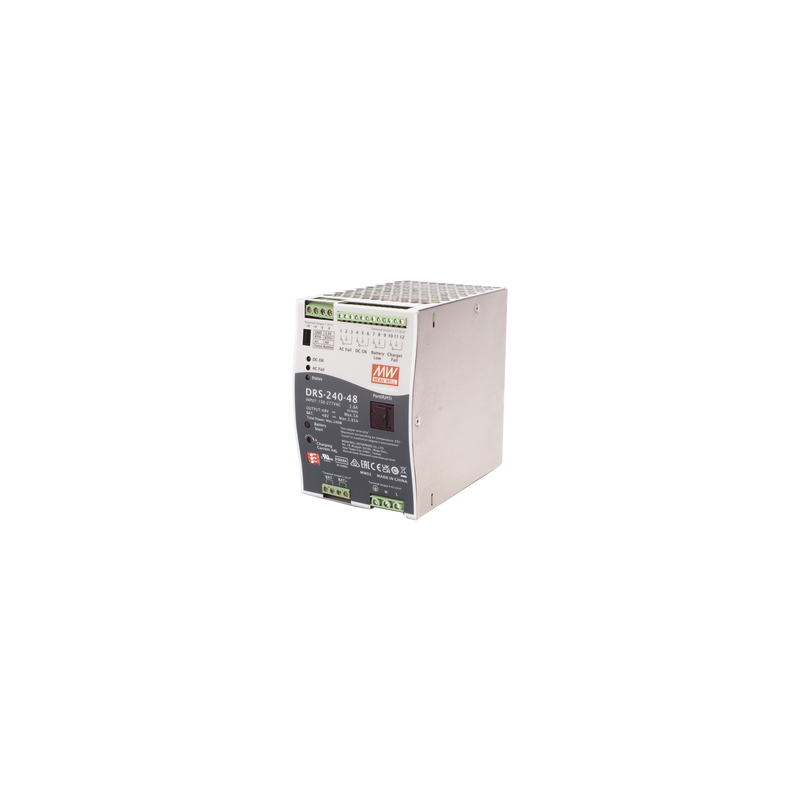 Fuente de Poder Industrial 240W 48Vcc Riel Din MEANWELL
