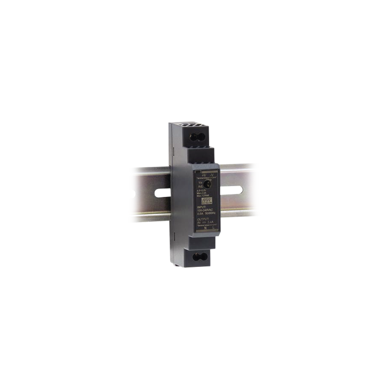 Fuente de Poder Industrial 12Vcc 15W Riel DIN MEANWELL