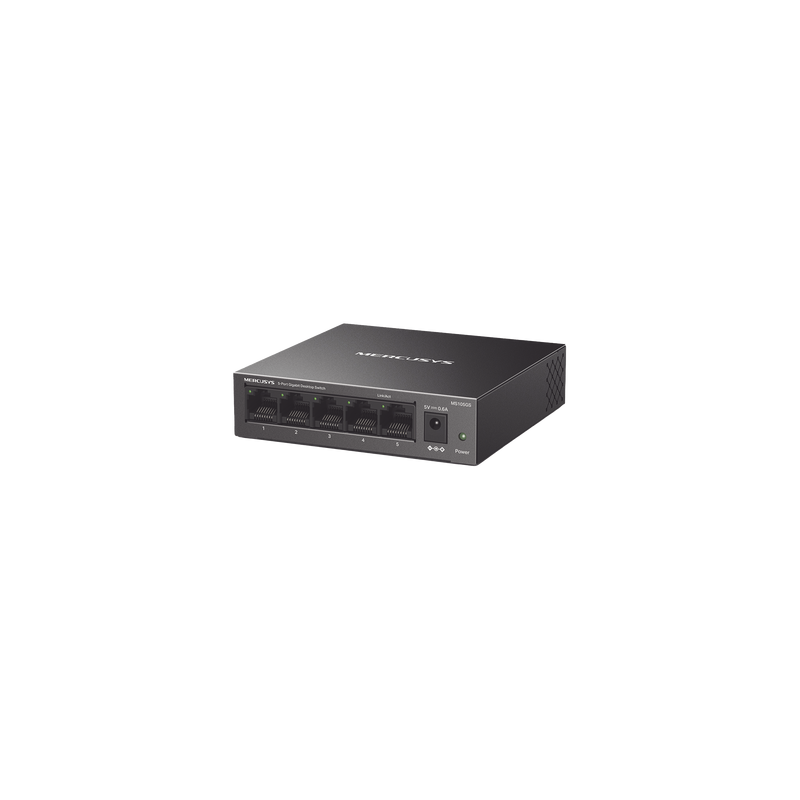 Switch 5 Puertos Gigabit Mercusys MS105GS | LM Soluciones