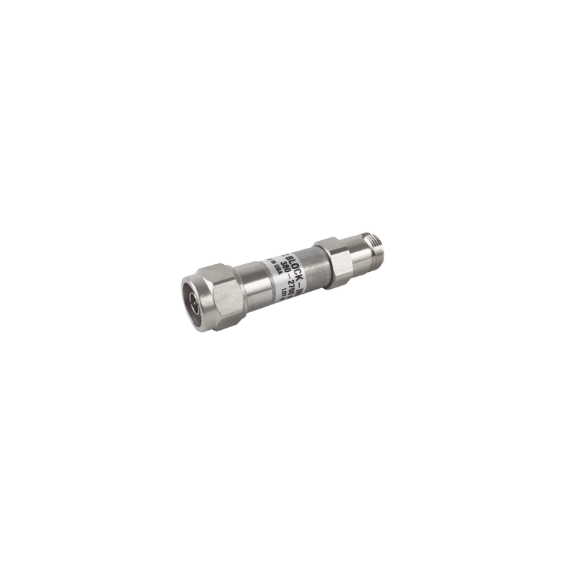 Bloqueador de DC 250-2700MHz 500W/3kV -164dBc TIPO N IP65