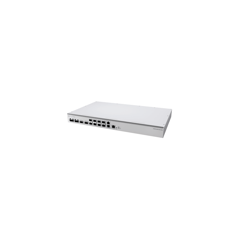 Switch MikroTik CRS812 DDQ 400 Gbps 8 Puertos 50G 2 Puertos