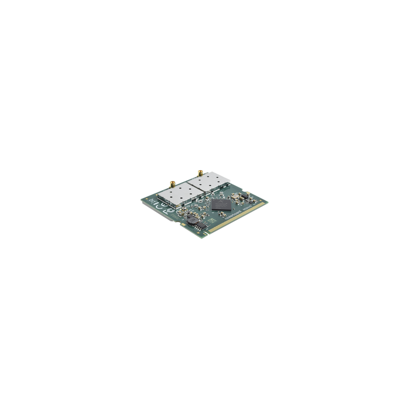 Tarjeta MiniPCI 802.11a/b/g/n Doble Banda, Hasta 400mW para Equipos Mikrotik