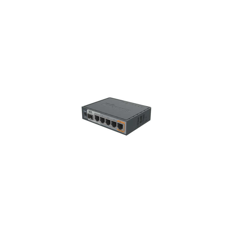 Router MikroTik hEX S 5 Puertos Gigabit SFP PoE