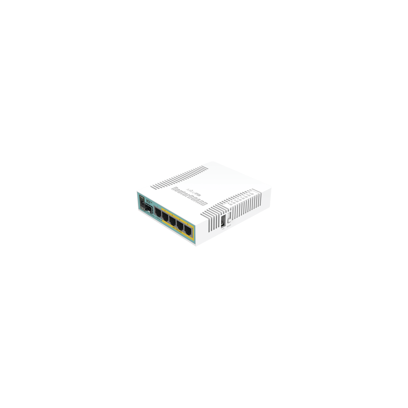 Routerboard MikroTik hEX PoE 5 Puertos Gigabit - LM Solucion | Precio México - Envío Inmediato | LM Soluciones