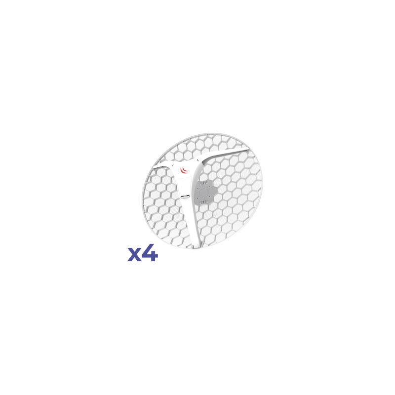 LHG XL 5 ac 4 Pack MikroTik CPE PtP 5GHz 27dBi