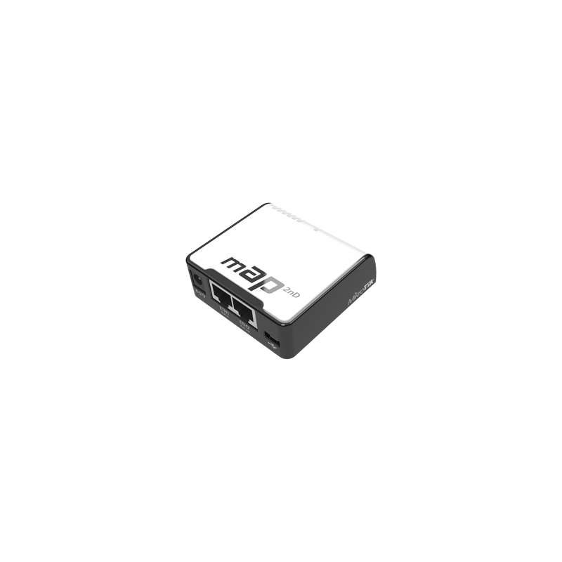 Punto de Acceso mAP MikroTik 2 Puertos Fast Ethernet WiFi 2.