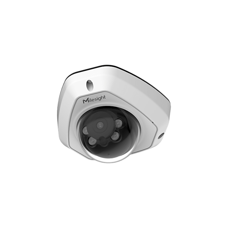 Cámara Mini Domo AI Milesight 4K 8MP Starlight WDR 120dB IP6
