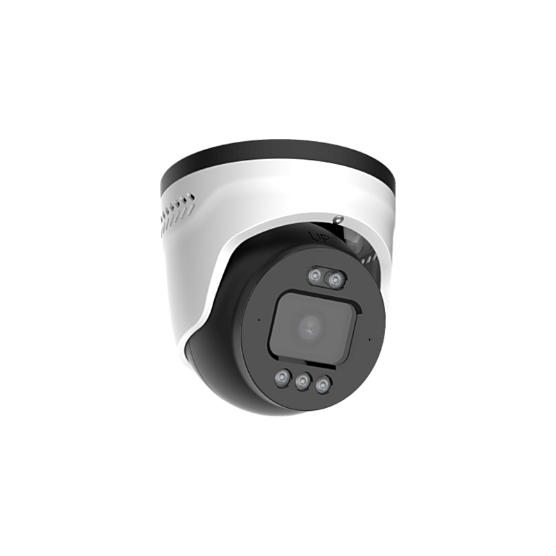 Cámara Turret AI Milesight 4MP IR/Luz Blanca 40m/30m IP67 IK