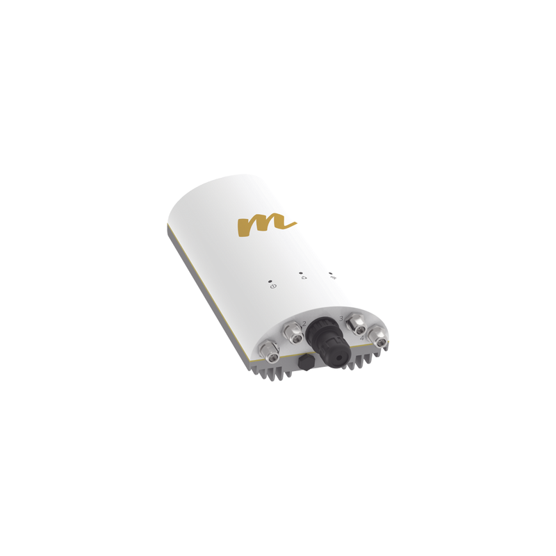 Punto de Acceso de 1.5 Gbps / MU-MIMO 4x4 / 4.9-6.4 GHz / 4 Conectores N-hembra / Hasta 100 clientes concurrentes / Incluye POE y cable de alimentación / Soporta monitoreo en la nube  