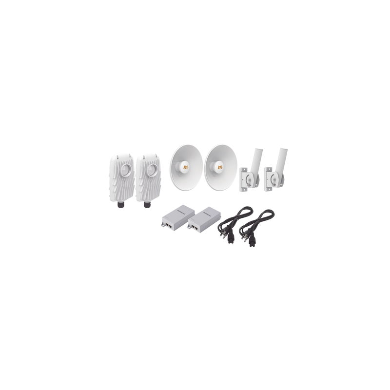 MIMOSA B5X 2-Radio Kit con Antenas 20dBi, POE, 8 km