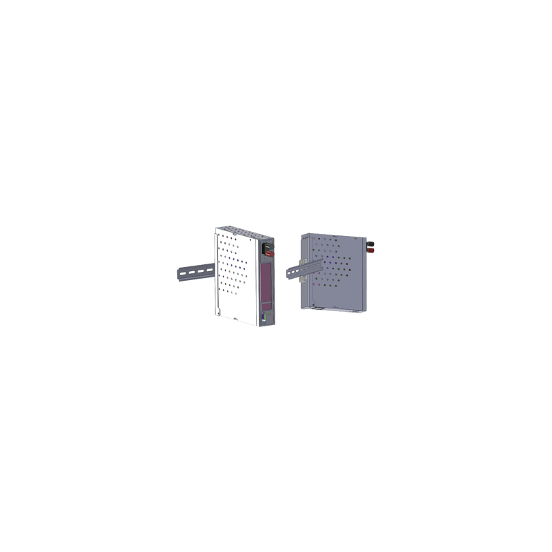 Montaje para riel de Rack, switch Netonix.