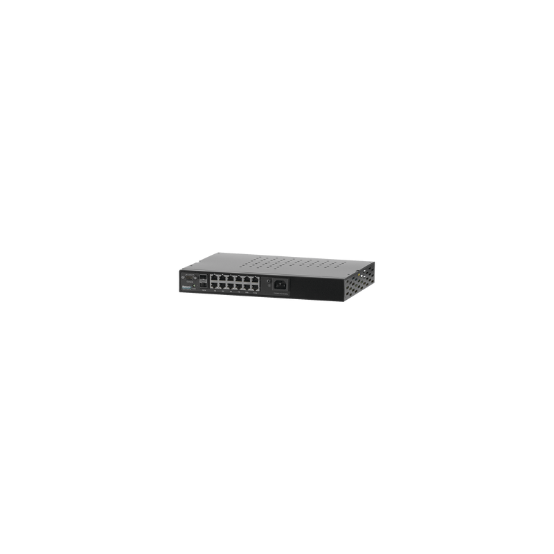 Switch WISP PoE Administrable de 14 puertos (12 PoE Gigabit + 2 SFP) 400W, entrada de 110/220 Vca