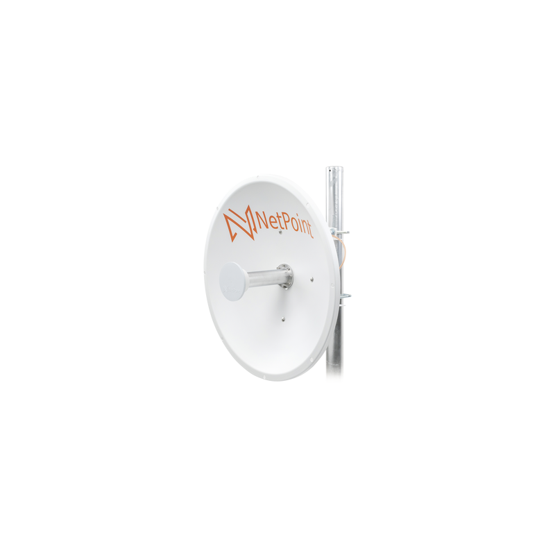 Antena Direccional NetPoint 30 dBi 4.9-6.4 GHz 60cm | Precio México - Envío Inmediato | LM Soluciones