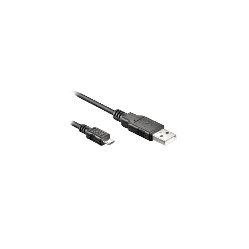 Cable Nexmosphere Nano USB-A a Micro USB Split DC 1.2m Negro