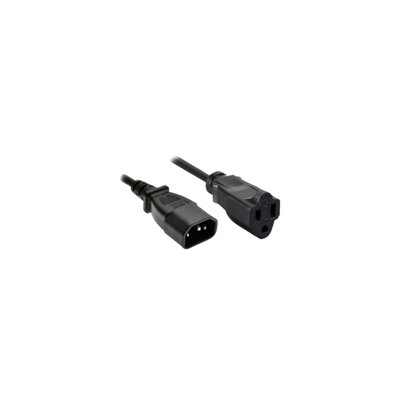 Cable de Alimentación / Enchufe C14/US / 60 cm (23.6 in) / Negro / Compatible NEO