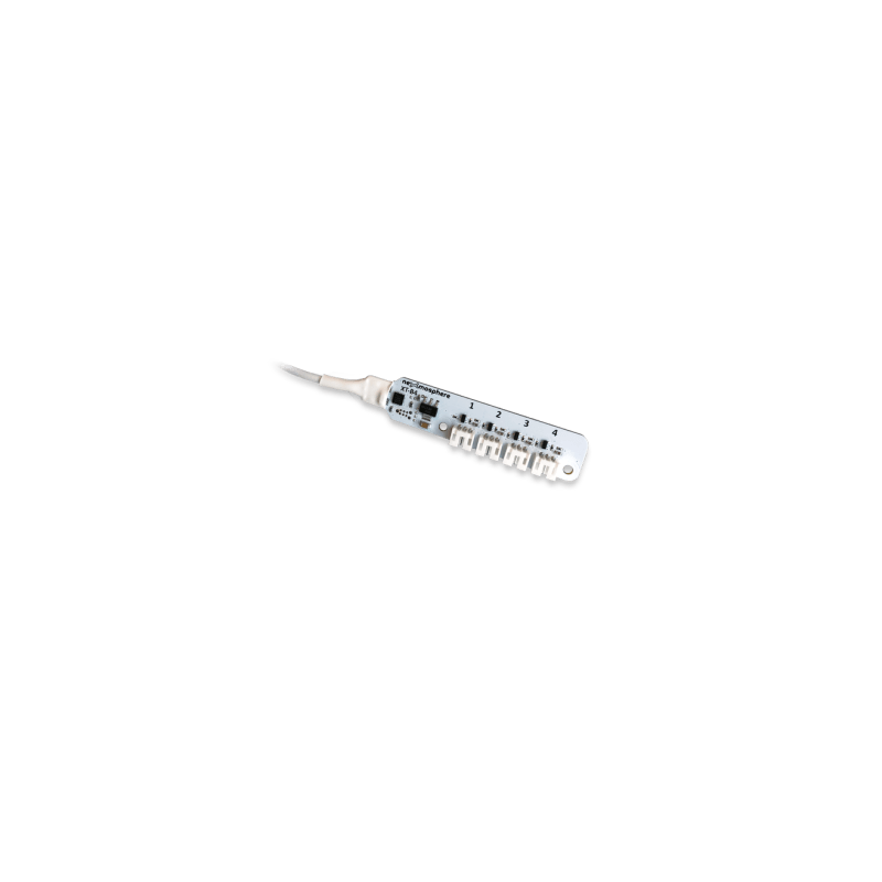 Interfaz de Botones Push / 4 Canales / Control LED 3.3V / X-Talk / Programable / Compatible Nexmosphere