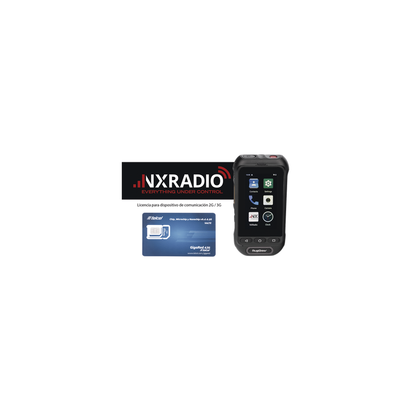 Kit Radio RG360 12 Meses NxRadio y SIM Yobi 1GB | Precio México - Envío Inmediato | LM Soluciones