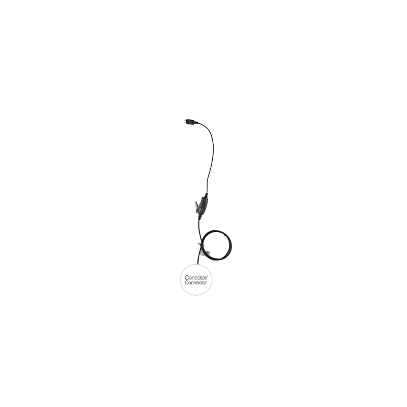 Micrófono 1 cable serie LOC para KENWOOD NX-200/300/5200/530 | Precio México - Envío Inmediato | LM Soluciones