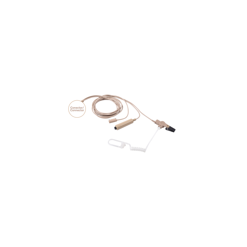 Kit Micrófono-Audífono profesional 3 cables KENWOOD NX-200/3 | Precio México - Envío Inmediato | LM Soluciones