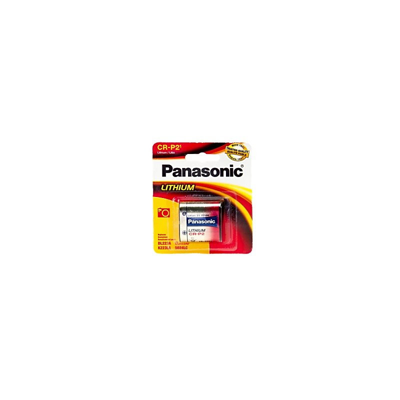 Batería Litio Panasonic CR-P2 6V Alto Rendimiento