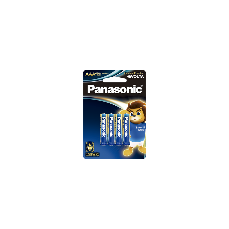 Batería Alcalina AAA Panasonic Evolta Paquete 4 Piezas | Precio México - Envío Inmediato | LM Soluciones