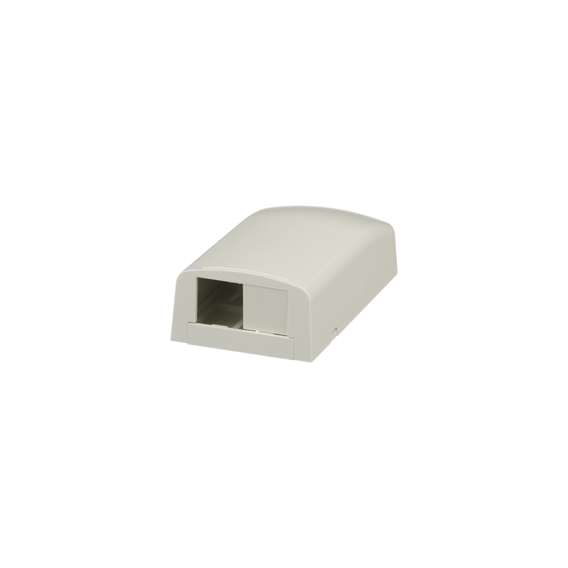 Caja Montaje Superficie Panduit 2 Módulos Mini-Com Blanco Ma