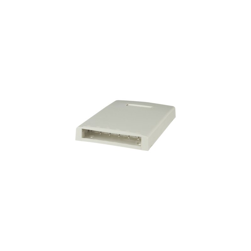 Caja Montaje Superficie Fibra Óptica 6 Módulos Mini-Com Blan | Precio México - Envío Inmediato | LM Soluciones