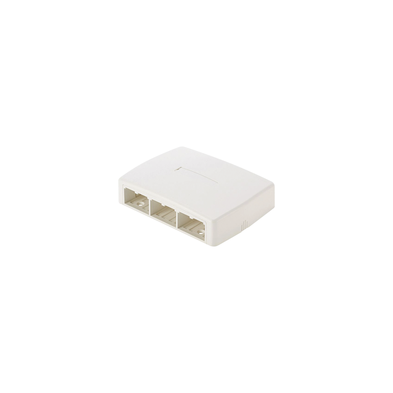 Caja de Montaje en Superficie para 6 Módulos Mini-Com Blanco | Precio México - Envío Inmediato | LM Soluciones