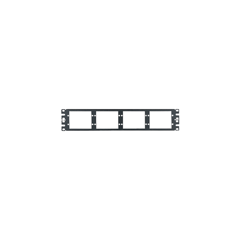 Patch Panel Fibra Óptica 8 Placas FAP/FMP Negro 2UR PANDUIT
