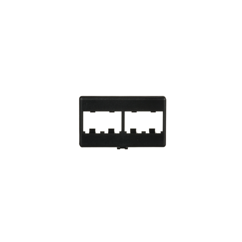 Placa Modular Panduit 4 Puertos Mini-Com Negro | Precio México - Envío Inmediato | LM Soluciones
