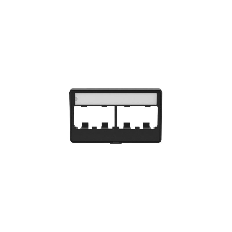 Placa Modular Panduit 4 Puertos Mini-Com, Negro, para Facepl | Precio México - Envío Inmediato | LM Soluciones