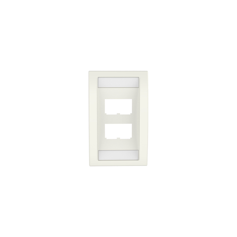 Placa de Pared Panduit 4 Puertos Mini-Com Blanco Mate | Precio México - Envío Inmediato | LM Soluciones