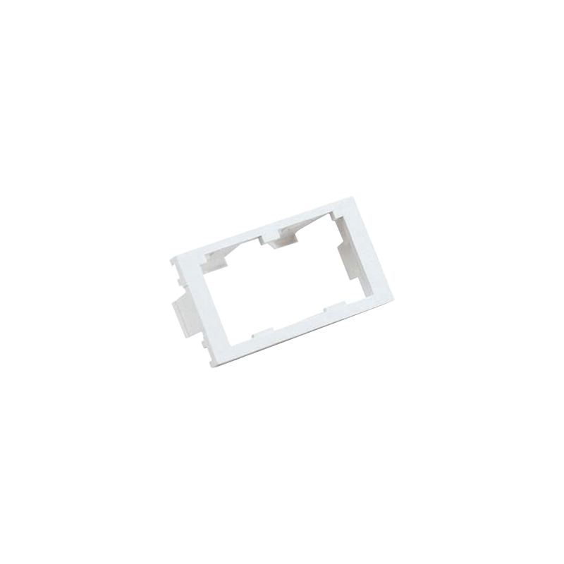 Inserto Plano 1/3 PANDUIT Blanco Mate para 2 Módulos Mini-Co