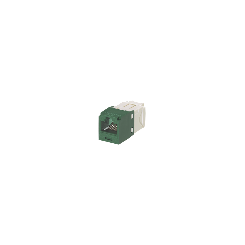 Conector Jack RJ45 Panduit Cat 6 Verde - LM Soluciones
