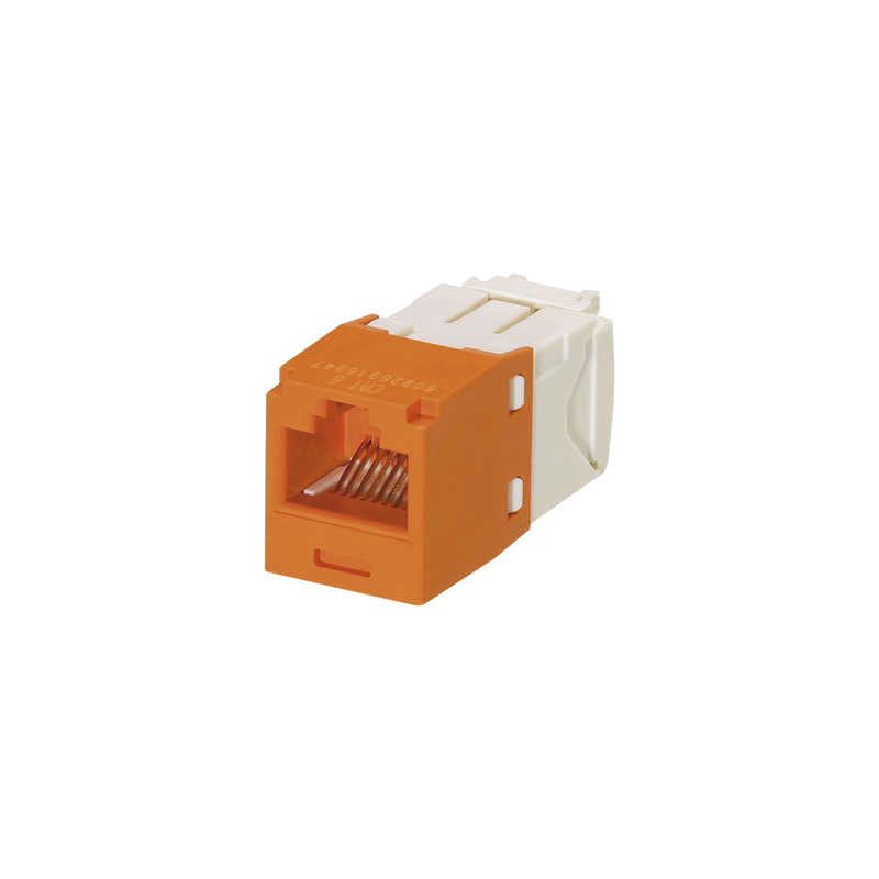 Conector Jack RJ45 Cat6 Mini-Com Panduit Naranja | Precio México - Envío Inmediato | LM Soluciones