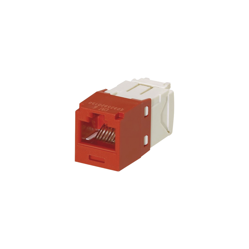 Conector Jack RJ45 Panduit Cat6 Mini-Com Rojo | Precio México - Envío Inmediato | LM Soluciones