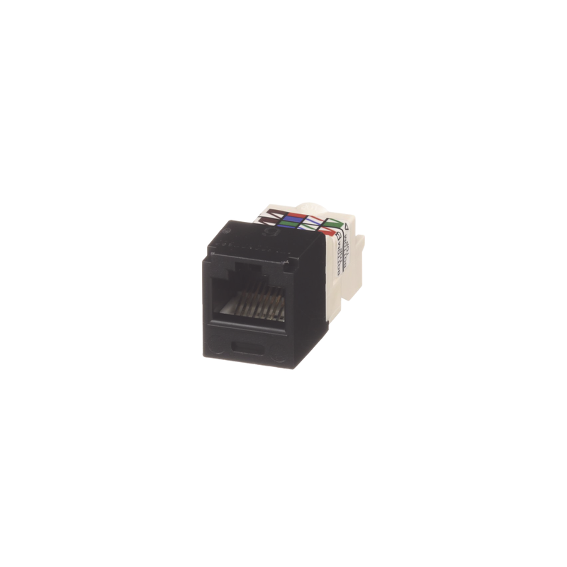 Conector Jack RJ45 Panduit Cat6 Mini-Com Negro | Precio México - Envío Inmediato | LM Soluciones