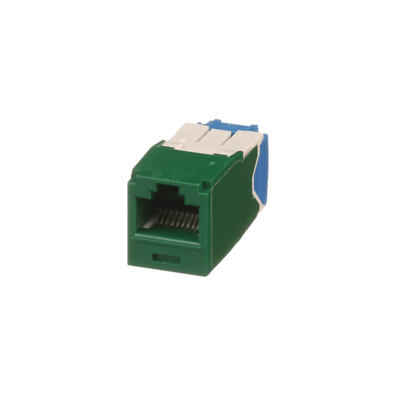 Conector Jack RJ45 Panduit Cat6A Mini-Com Verde | LM Solucio | Precio México - Envío Inmediato | LM Soluciones