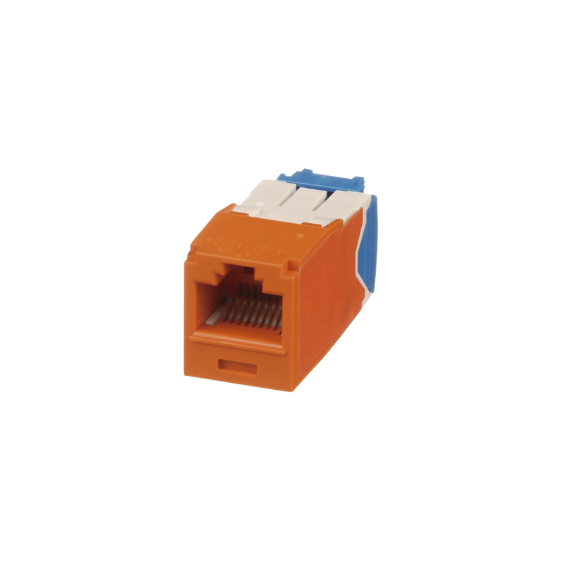 Conector Jack RJ45 Cat6A Mini-Com Naranja PANDUIT