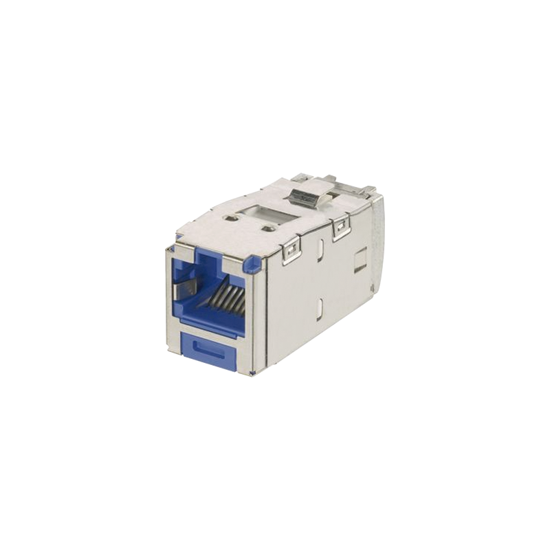 Conector Jack RJ45 Blindado Cat6A Azul Panduit Mini-Com | Precio México - Envío Inmediato | LM Soluciones