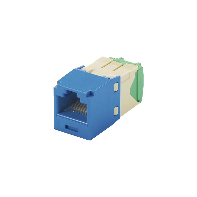 Conector Jack RJ45 Categoría 6 PANDUIT Mini-Com Azul | Precio México - Envío Inmediato | LM Soluciones