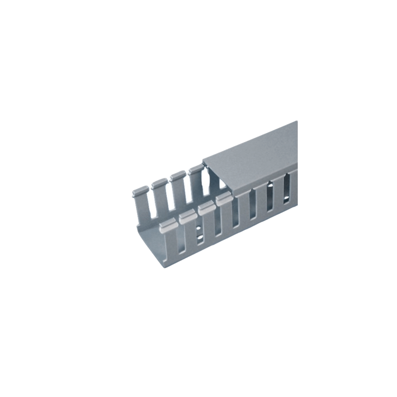 Canaleta Ranurada PVC Panduit 32x79.2mm Gris 2m | Precio México - Envío Inmediato | LM Soluciones